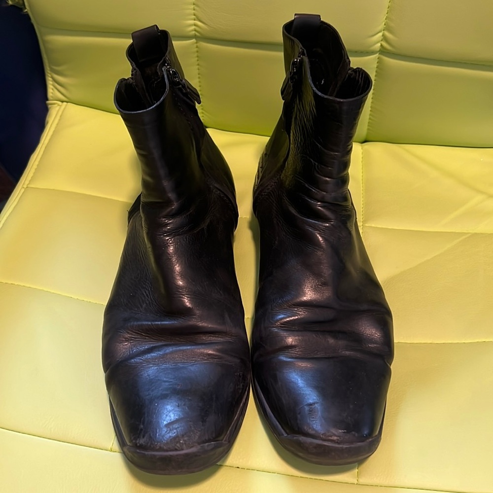Costume National Leather Boots